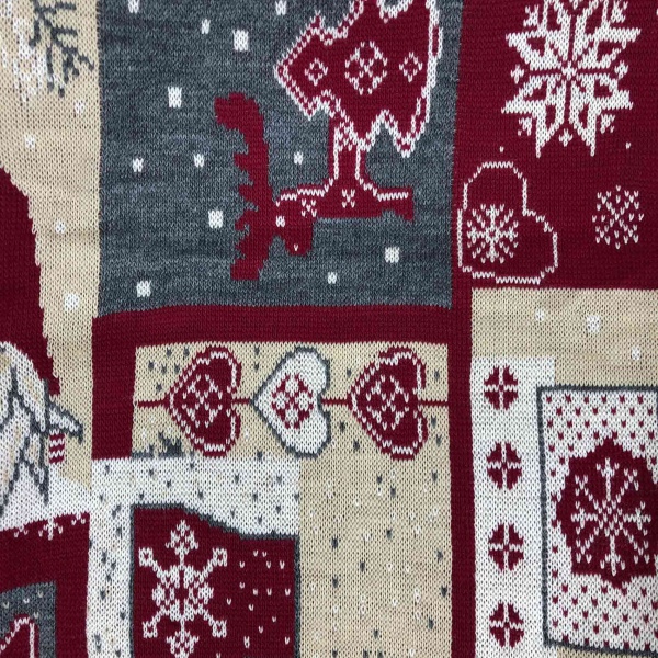 Плед ГНОМИ 130x170 см червоний із малюнком La Nuit 