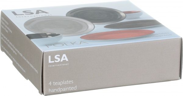 Набор блюдец Metallics Polka 16 см 4 шт. LSA