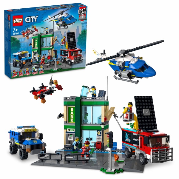 Конструктор LEGO City Погоня поліції в банку 60317