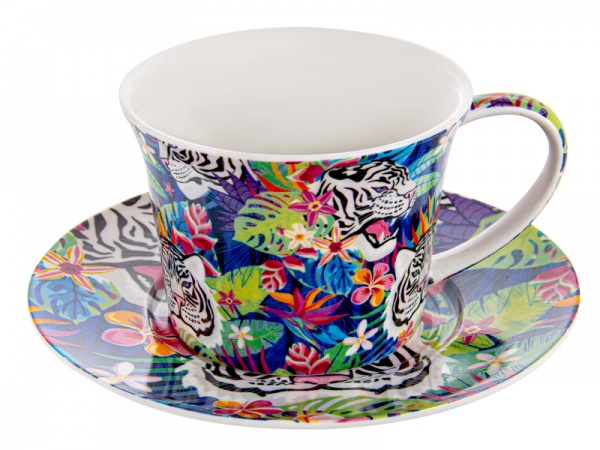 Чашка с блюдцем Animal Colors 220 мл 924-726 Lefard