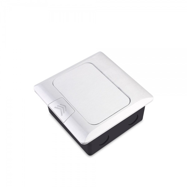 Розетка меблева + USB подвійна із заземленням Livolo C7 IP44 сірий VL-SHS016-FCTC-FCUA.UC-S