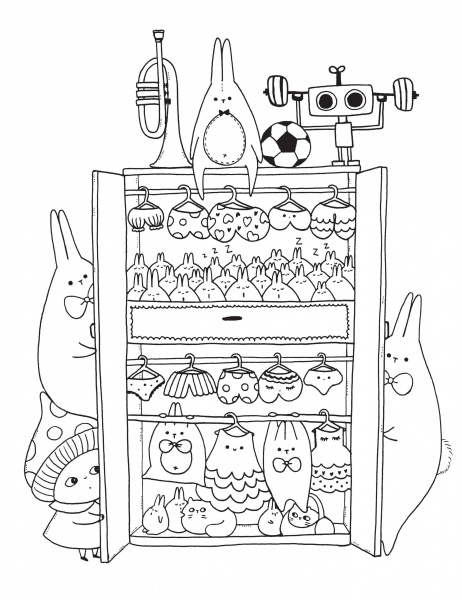 Книга-розмальовка Майже мільйон смакотунчиків