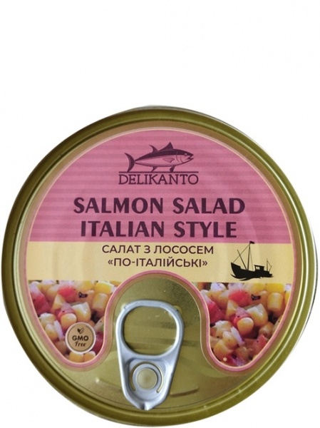 Консерва Delikanto Салат с лососем 