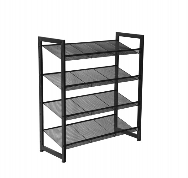 Подставка для обуви 4 уровня 740x305x835 мм черный 