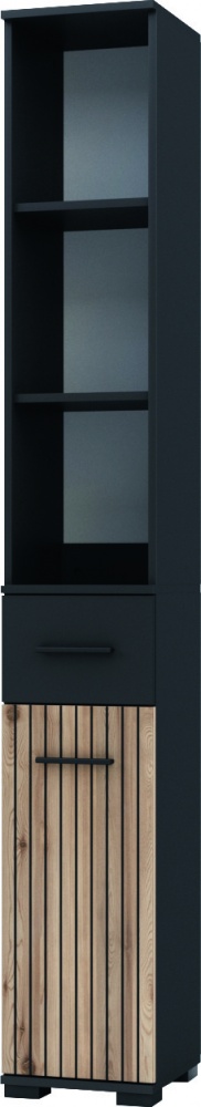 Пенал на ножках Світ Меблів Амбре 2025х300х320 мм антрацит