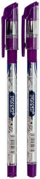 Набір ручок кулькових Piano PТ-195-C 2 шт. фіолетові 