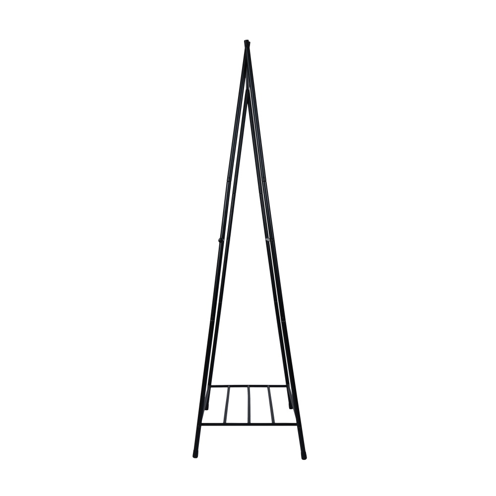 Вішалка-стійка для одягу EF-1050 з полицею для взуття чорний