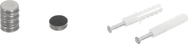 Ключница Axentia 24x24 см 5 крючков и 5 магнитов