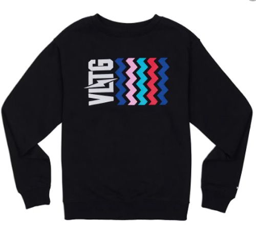 Джемпер Converse Voltage Crew 10018394-001 р. S черный