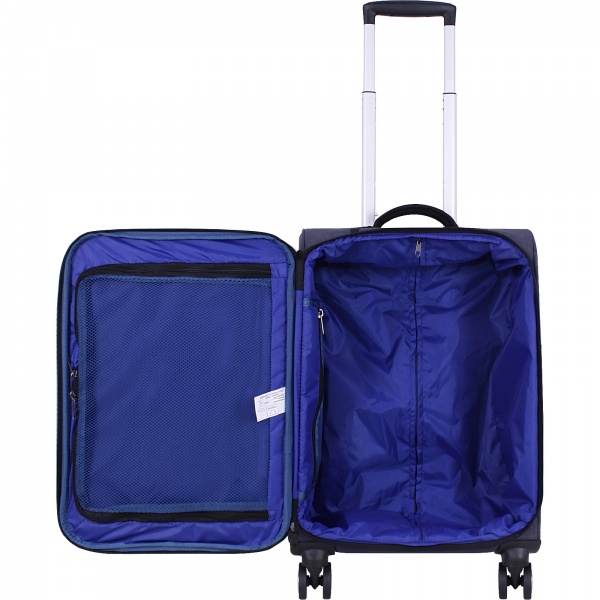 Чемодан Bagland S 36 л джинс (3716919) 