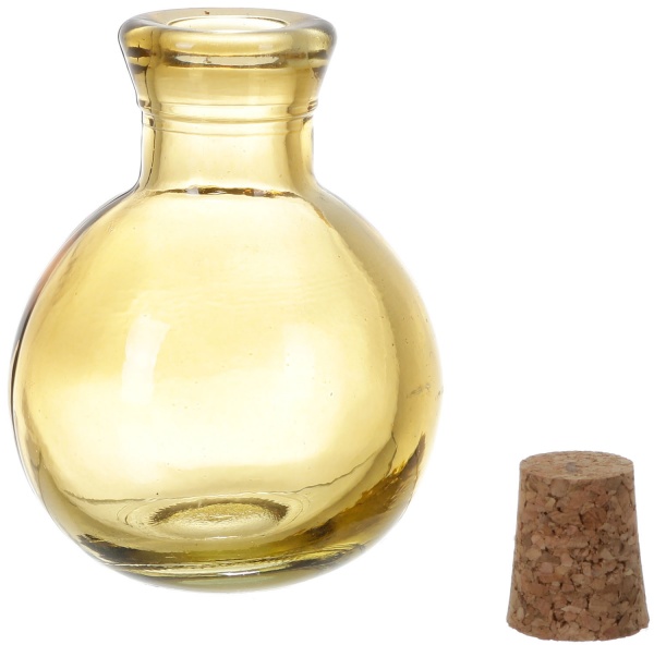 Ваза стеклянная San Miguel LICORERA BOLAS 125 мл желто-золотой 