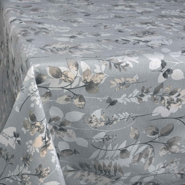 Скатертина PARIS Барбарис графіт d200 La Nuit