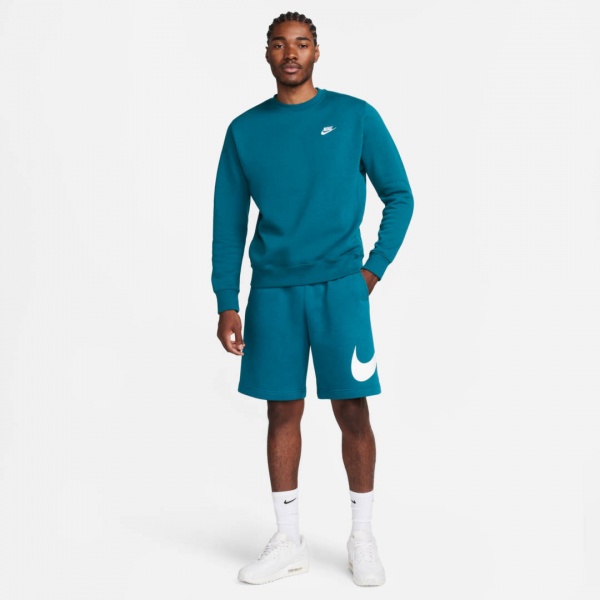 Світшот Nike M NSW CLUB CRW BB BV2662-381 р.XL зелений