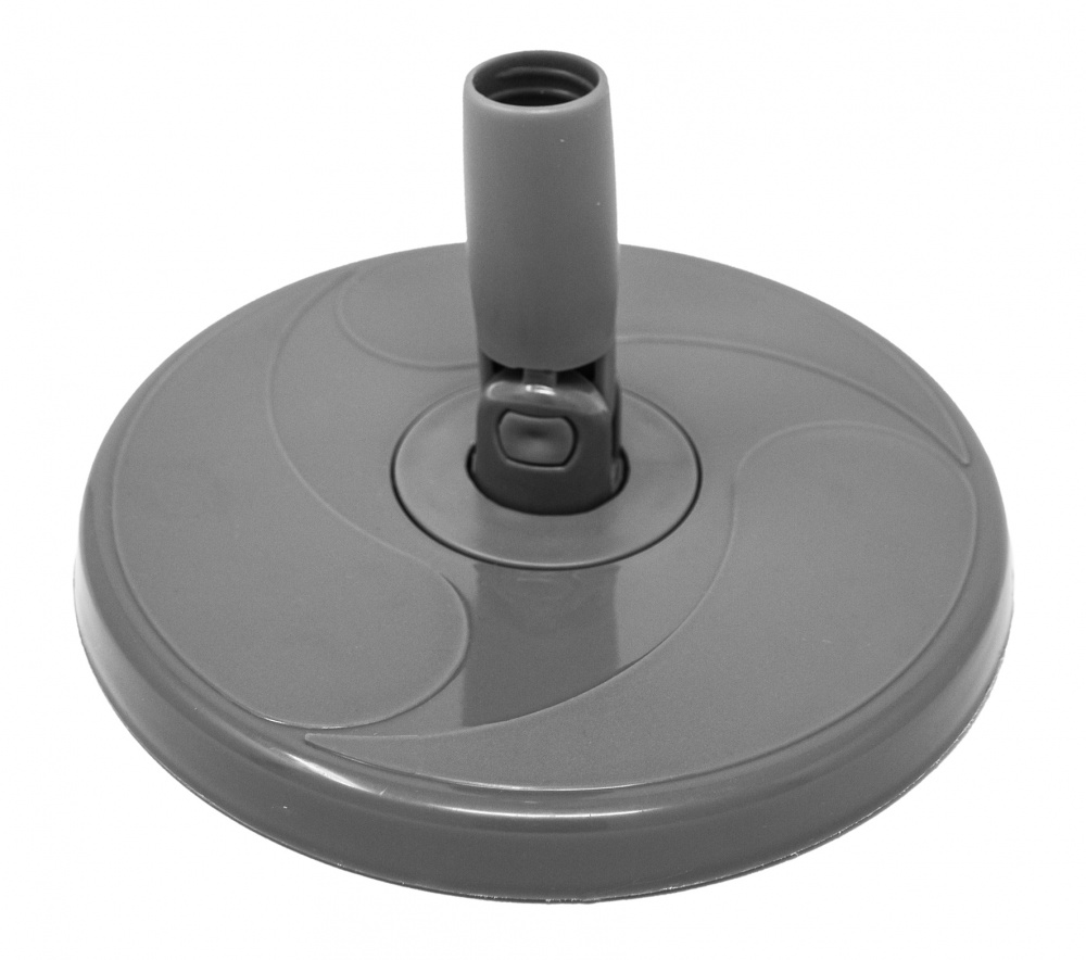 Комплект швабра і відро з механічним віджимом для підлоги Apex Espresso Spin Mop сірий