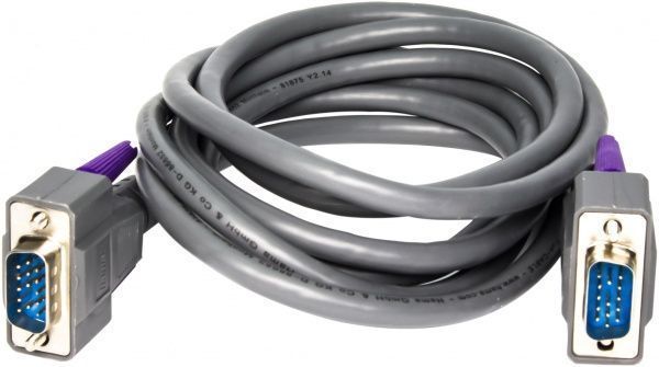 Кабель HAMA VGA - VGA 1.8 м білий (42089)  