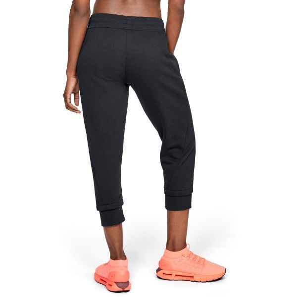 Штани Under Armour Cotton Fleece Slim leg Crop 1320610-001 р. L чорний