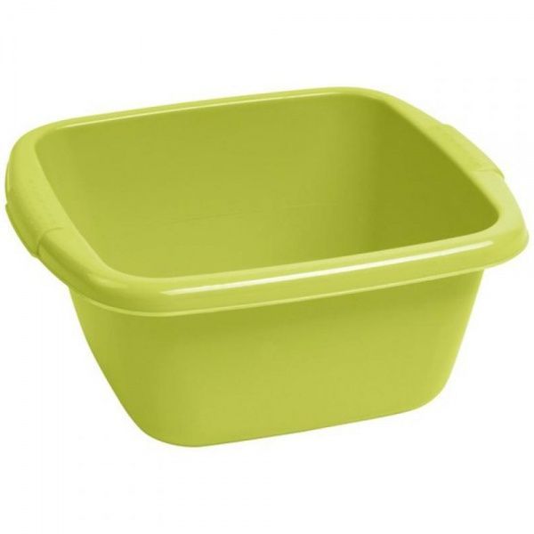 Таз пластиковый Curver ЛЮКС квадратный салатовый 14 л 