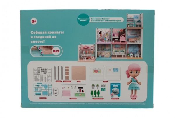 Дом моей мечты Funky Toys Музыкальная комната с куклой FT3104 