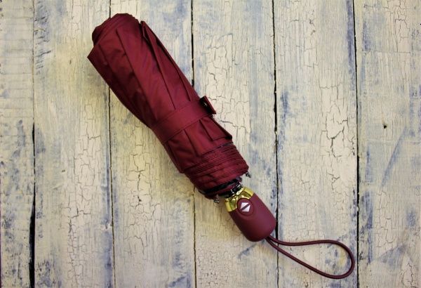 Зонт KRAGO полный автомат бордовый 