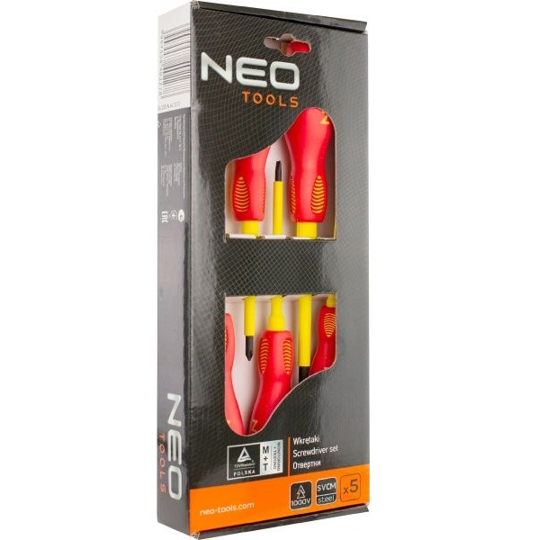 Набор отверток NEO tools (1000 В) 5 шт. 04-220