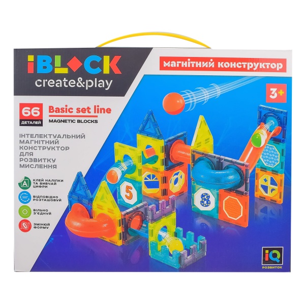Конструктор магнитный Iblock PL-921-251