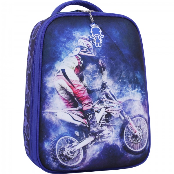 Рюкзак школьный Bagland Turtle Мотокросс электрик (13466 суб.507)