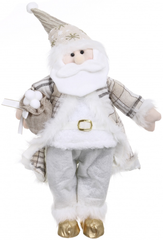 Декорация новогодняя Санта/Снеговик 28х65 см 2 ассортимент 65 см