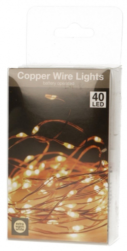 Электрогирлянда Aх9704020 встроенный светодиод (LED) 40 ламп 2,1 м 