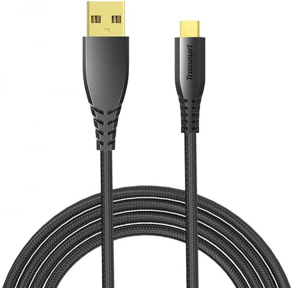 Кабель Tronsmart USB – microUSB 1 м сірий (77676) MUC04 Premium 