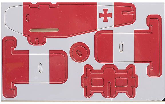 Конструктор Robotime Триплан на солнечных батарейках P320S