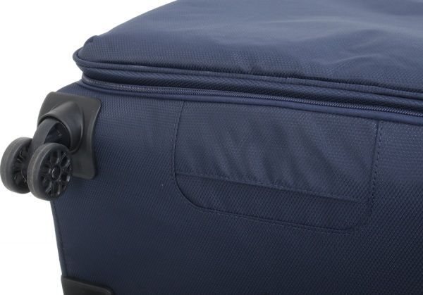 Валіза UP! (Underprice) N1118 синій із принтом 70x43,5x23/26+5 см 