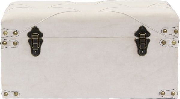 Сундук-пуф Art&Crafts Велюр 57х30х29 см серый 