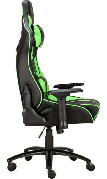 Крісло GT Racer X-0719 чорно-салатовий 