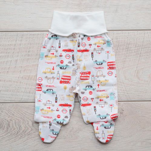 Ползунки Minikin р.56 белый с рисунком 205503 