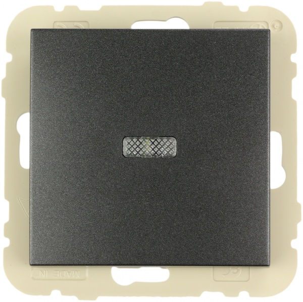 Выключатель одноклавишный Efapel Logus с подсветкой 10 А 250В IP20 графит 21012 TIS