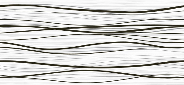 Плитка InterCerama Status Quo білий рельєф (малюнок) 2350 243 061-1/P 23x50 