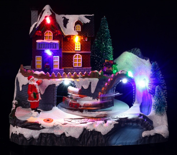 Декорація новорічна з підсвіткою ACJ000320 в асортименті світлодіодна (LED) 17 см 