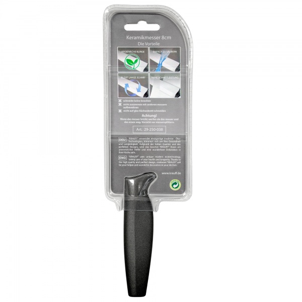 Нож керамический 8 см black 29-250-038 Krauff 