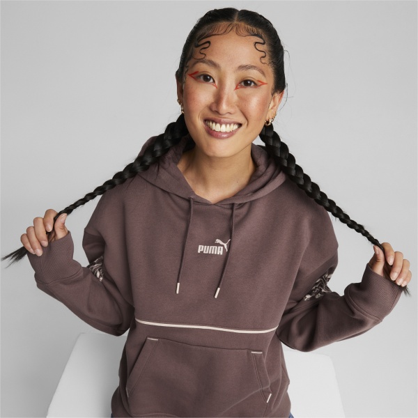 Джемпер Puma POWER SAFARI HOODIE FL 67175275 р. XS сливовий