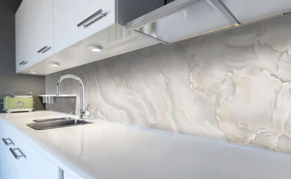 Наклейка на кухонный фартук Zatarga Мраморная соль Z184168 65x250 см