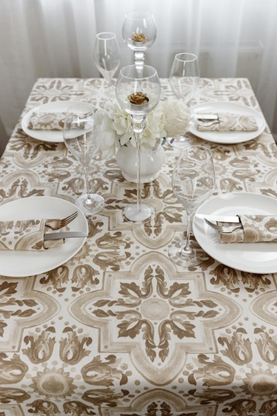 Скатерть Геометрия 133x180 см La Nuit 