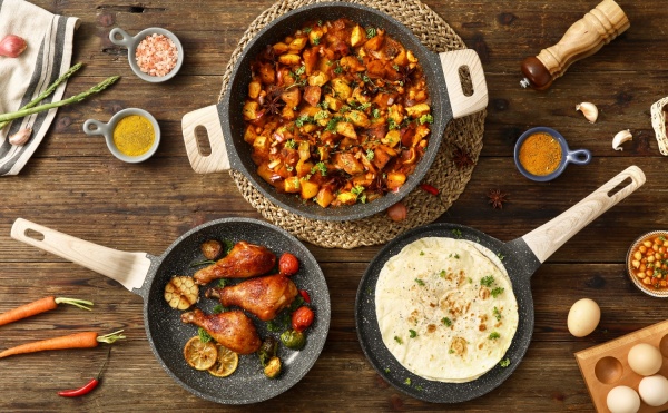 Сковорода с крышкой Eco Petra Deep 24 см KN91637 Kohen