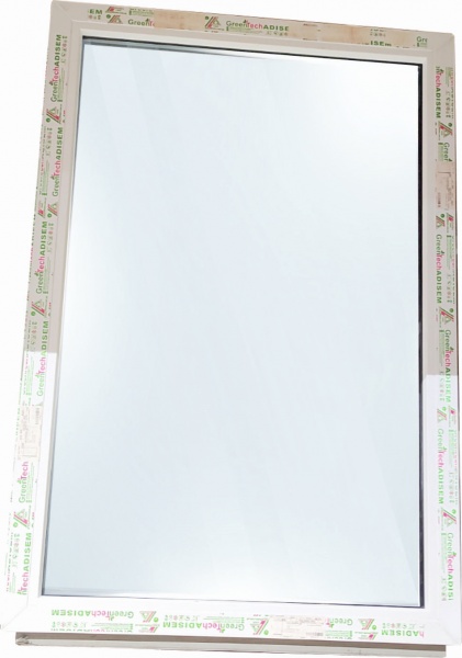 Окно глухое GreenTech 60 800x1200 мм без открывания 