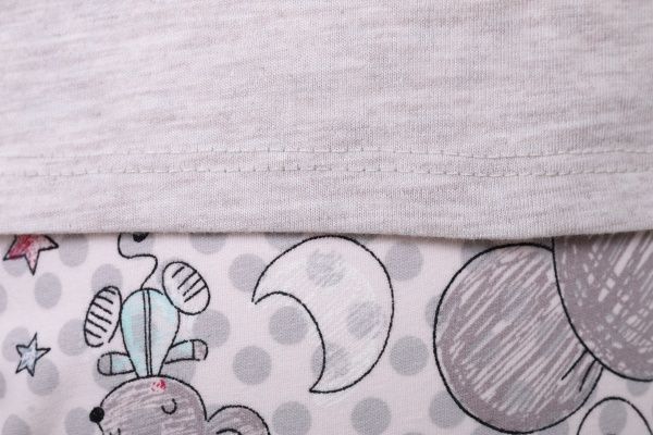 Пижама женская Roksana Mouse 782/16008 р. S бежевый с рисунком 