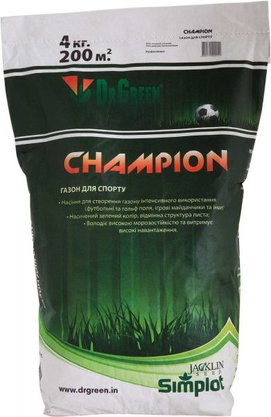 Семена Jacklin Seed газонная трава Champion 4 кг