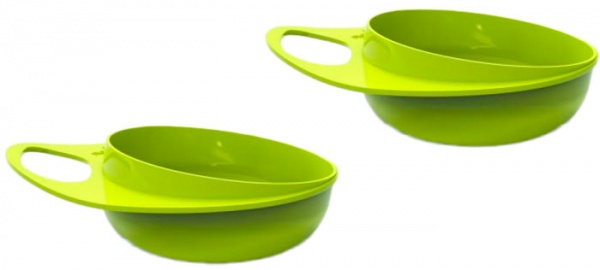 Набір для годування Nuvita Easy Eating дві глибоких тарілки NV8431 Lime