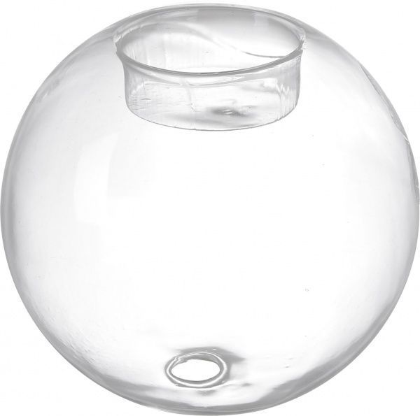 Свічник скляний 10х9 см