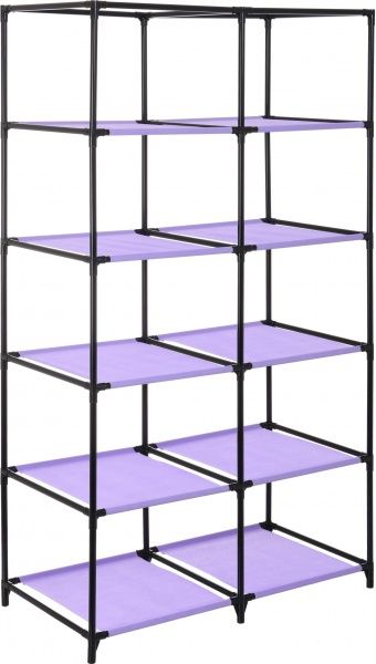 Тканинна шафа Dreamland 1560х870х460 мм фіолетовий 