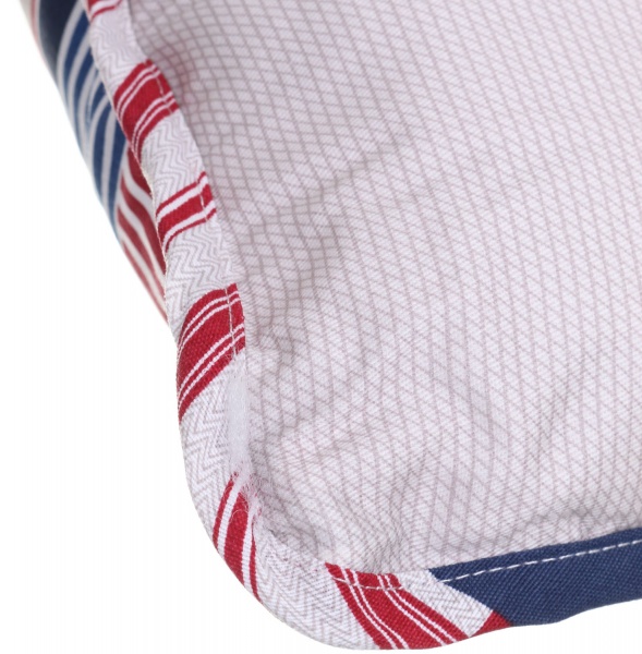 Подушка декоративная Фрегат с якорем 45x45 см белый с рисунком La Nuit 