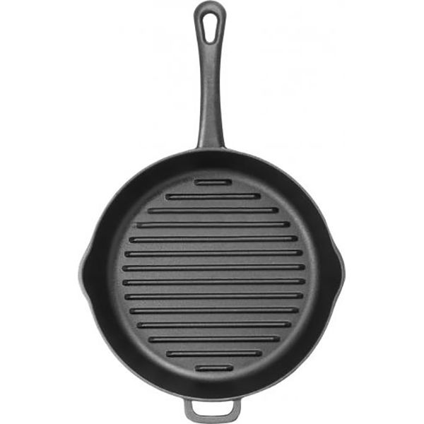 Сковорода-гриль круглая чугунная 28 см 1128 Biol